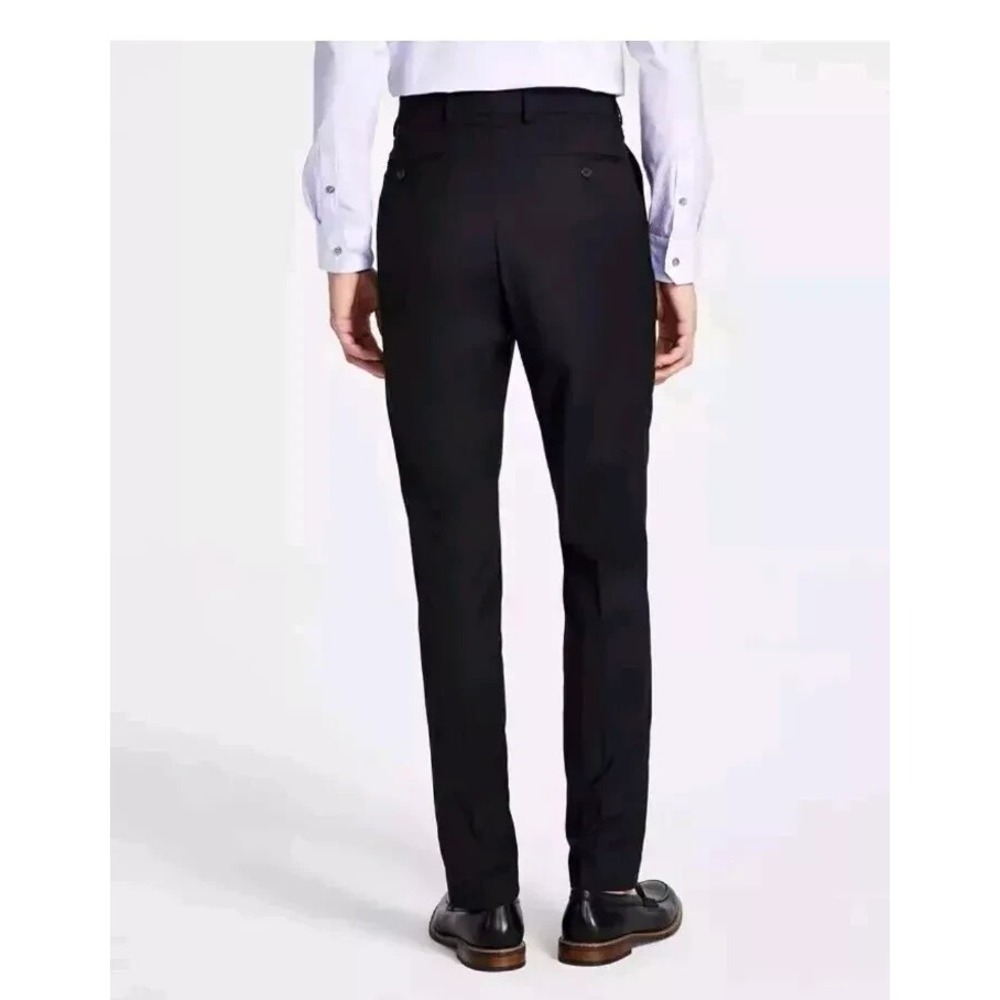 Calvin Klein Dress Pants 40Wx30L Slim Fit Jerome Performance Black E04526